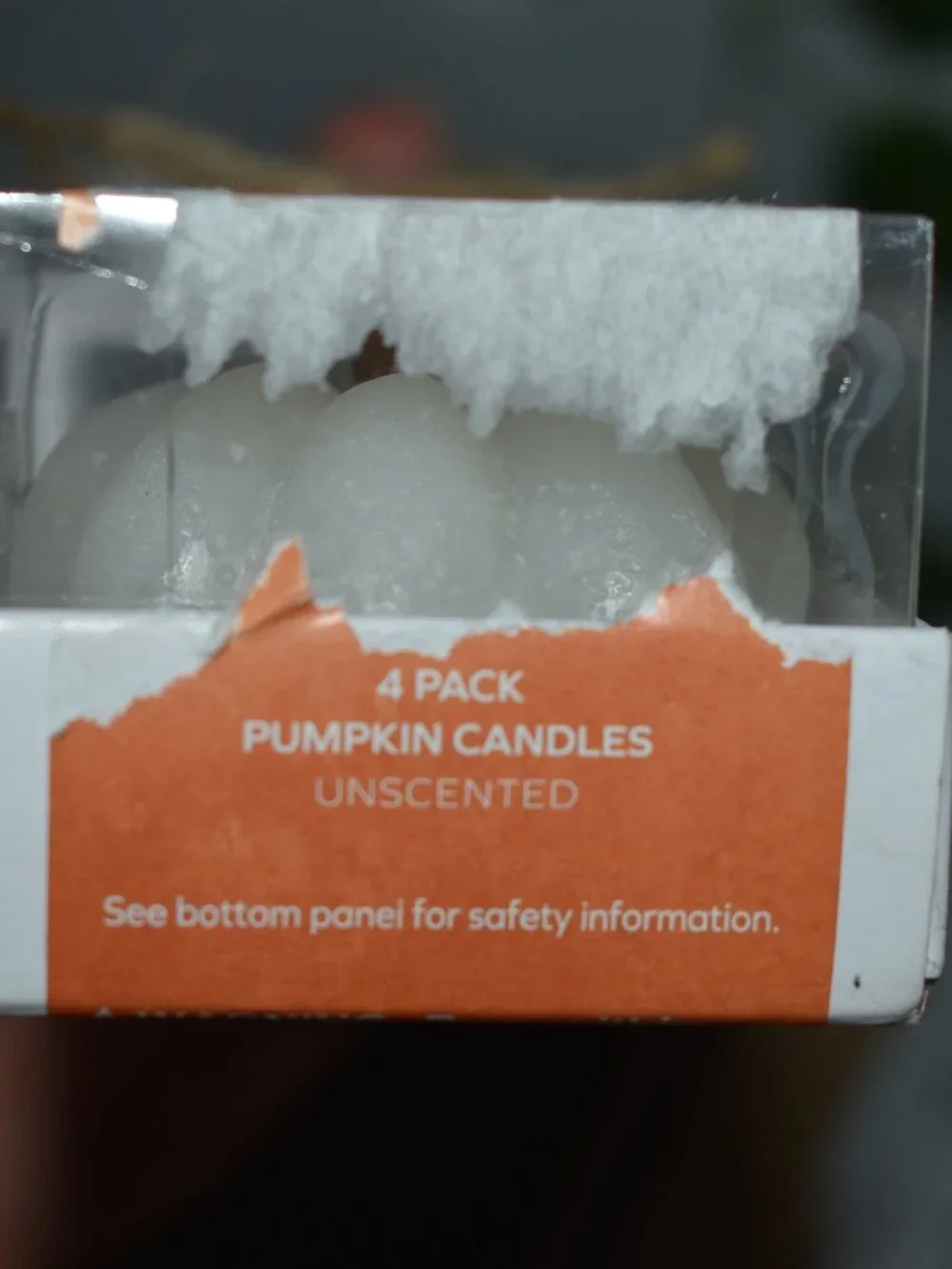 Mini Pumpkin Candles Lot - Cottage Fall Decor